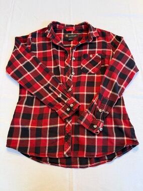 AW Outfitters 100% Cotton Woman’s L Plaid Button Down